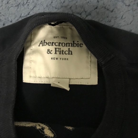 Abercrombie & Fit Dark Navy Long Sleeve Shirt - Picture 6 of 9